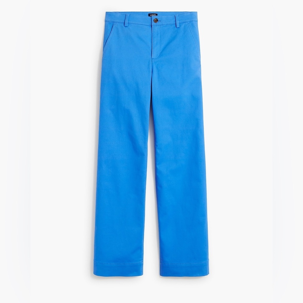 NWOT J. Crew wide leg Chino Pant - Picture 1 of 10